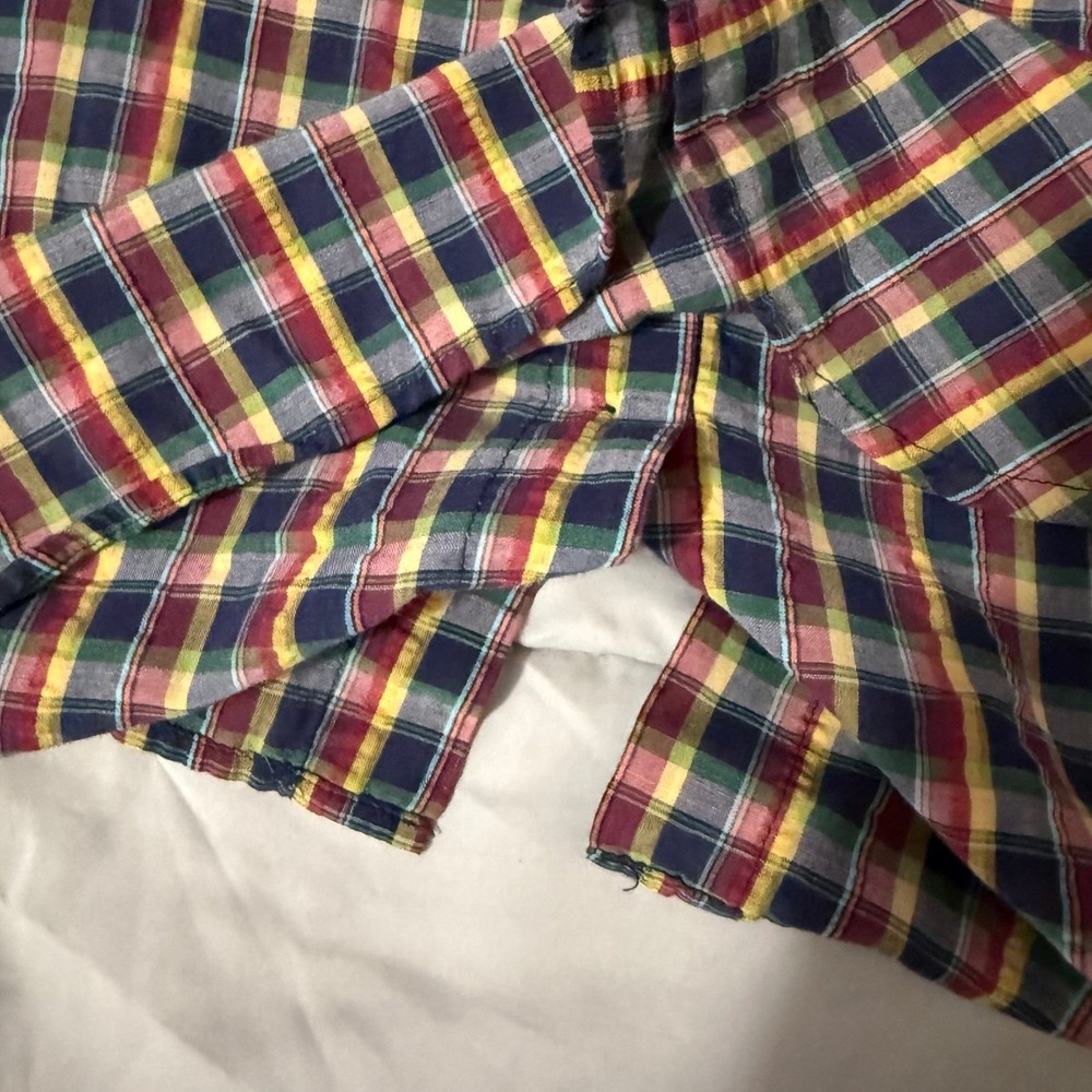 Vintage Esleep plaid sleep pajama set shorts - Picture 11 of 11